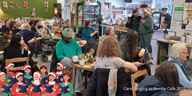 Carol Singing at Bembe Cafe