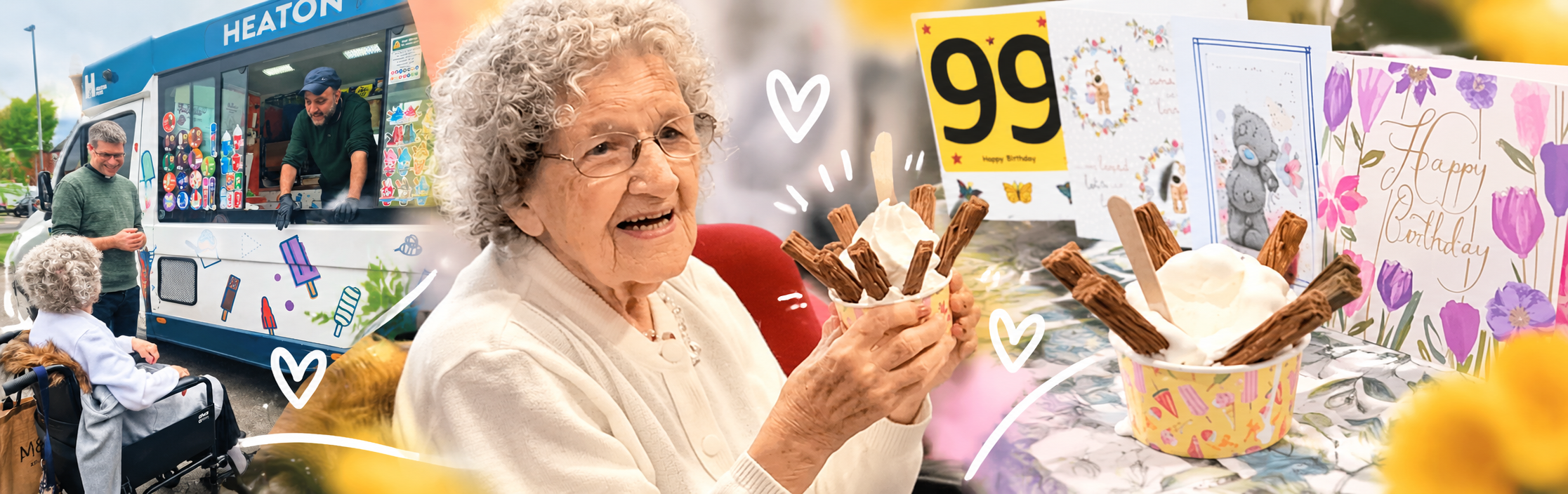 99th Birthday Ice Cream Celebr